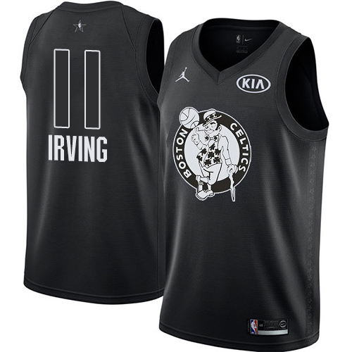 Nike Celtics #11 Kyrie Irving Black Youth NBA Jordan Swingman 2018 All-Star Game Jersey