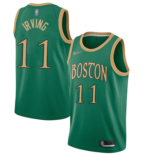 Celtics #11 Kyrie Irving Green Youth Basketball Swingman City Edition 2019/20 Jersey