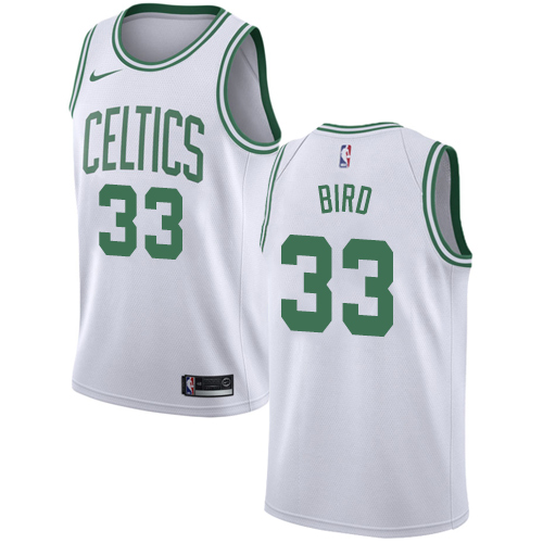 Nike Celtics #33 Larry Bird White Youth NBA Swingman Association Edition Jersey