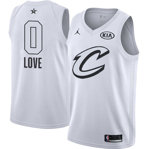 Nike Cavaliers #0 Kevin Love White Youth NBA Jordan Swingman 2018 All-Star Game Jersey