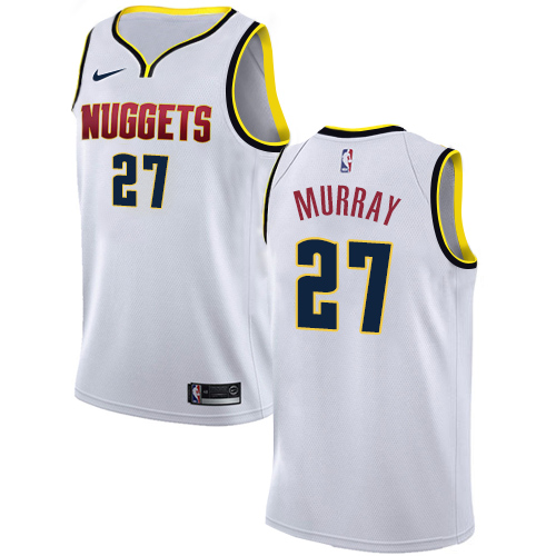 Nike Nuggets #27 Jamal Murray White Youth NBA Swingman Association Edition Jersey