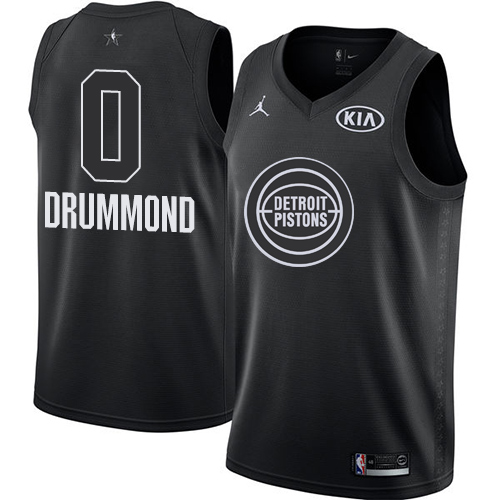 Nike Pistons #0 Andre Drummond Black Youth NBA Jordan Swingman 2018 All-Star Game Jersey