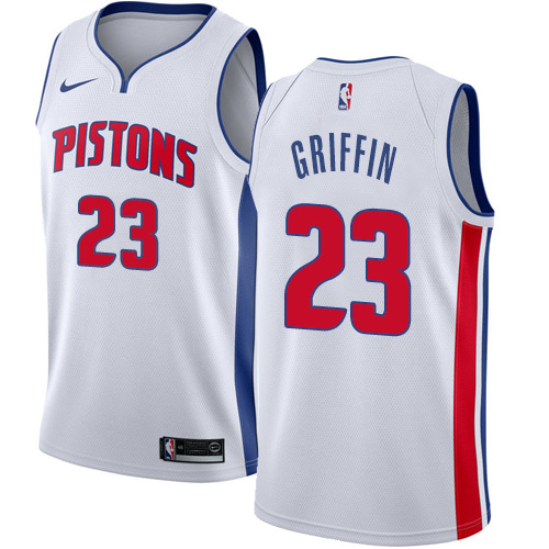 Nike Pistons #23 Blake Griffin White Youth NBA Swingman Association Edition Jersey