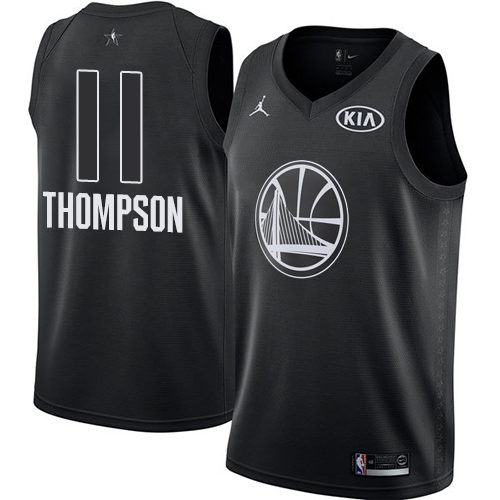 Nike Warriors #11 Klay Thompson Black Youth NBA Jordan Swingman 2018 All-Star Game Jersey