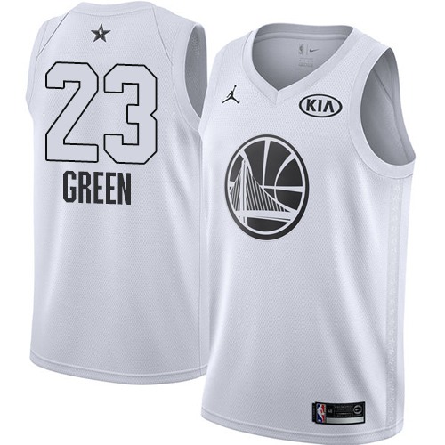 Nike Warriors #23 Draymond Green White Youth NBA Jordan Swingman 2018 All-Star Game Jersey