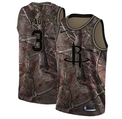 Nike Rockets #3 Chris Paul Camo Youth NBA Swingman Realtree Collection Jersey