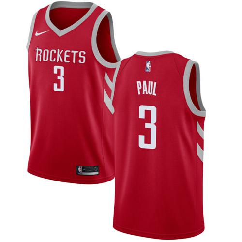 Nike Rockets #3 Chris Paul Red Youth NBA Swingman Icon Edition Jersey