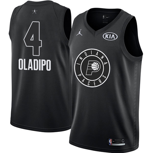 Nike Pacers #4 Victor Oladipo Black Youth NBA Jordan Swingman 2018 All-Star Game Jersey