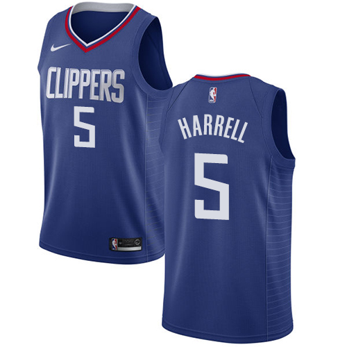 Nike Clippers #5 Montrezl Harrell Blue Youth NBA Swingman Icon Edition Jersey - Click Image to Close