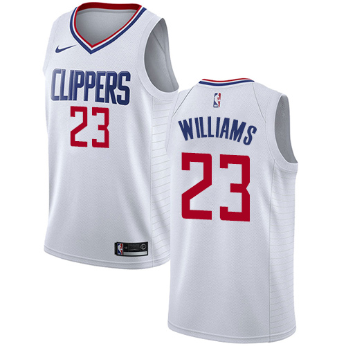 Nike Clippers #23 Louis Williams White Youth NBA Swingman Association Edition Jersey