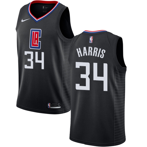 Nike Clippers #34 Tobias Harris Black Youth NBA Swingman Statement Edition Jersey