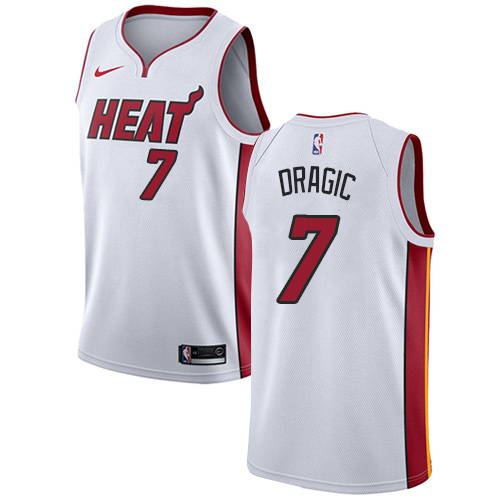 Nike Heat #7 Goran Dragic White Youth NBA Swingman Association Edition Jersey - Click Image to Close