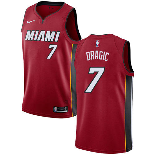 Nike Heat #7 Goran Dragic Red Youth NBA Swingman Statement Edition Jersey