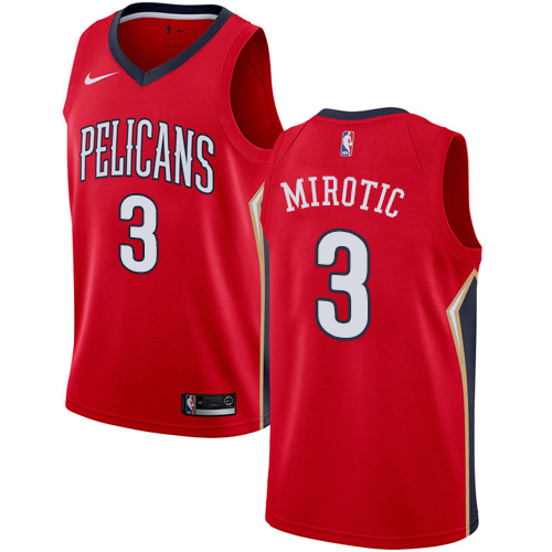 Nike Pelicans #3 Nikola Mirotic Red Youth NBA Swingman Statement Edition Jersey