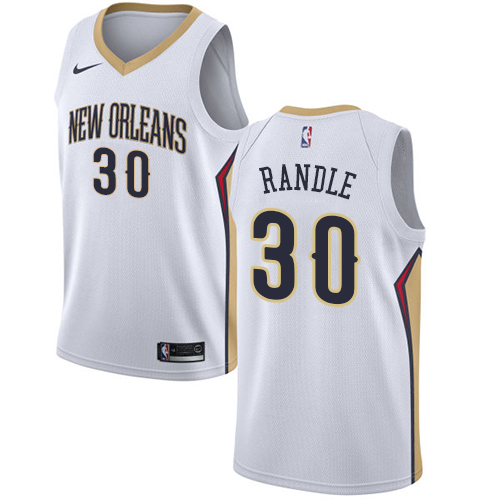 Nike Pelicans #30 Julius Randle White Youth NBA Swingman Association Edition Jersey