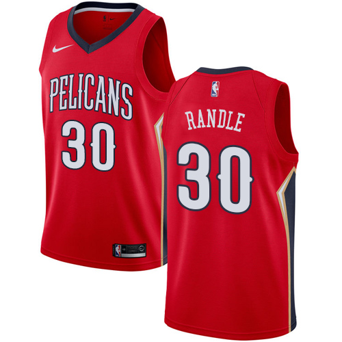 Nike Pelicans #30 Julius Randle Red Youth NBA Swingman Statement Edition Jersey