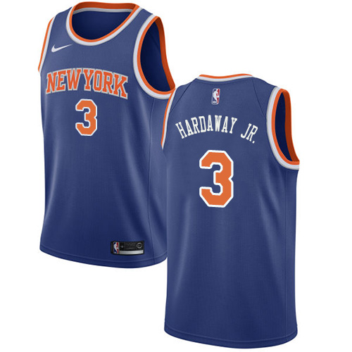 Nike Knicks #3 Tim Hardaway Jr. Blue Youth NBA Swingman Icon Edition Jersey