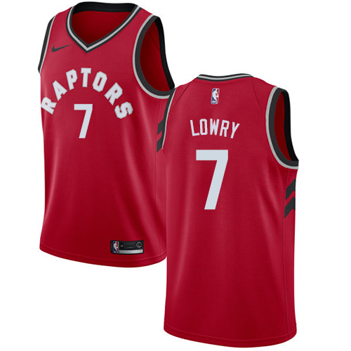 Nike Raptors #7 Kyle Lowry Red Youth NBA Swingman Icon Edition Jersey