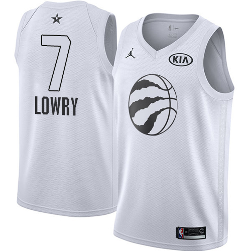 Nike Raptors #7 Kyle Lowry White Youth NBA Jordan Swingman 2018 All-Star Game Jersey