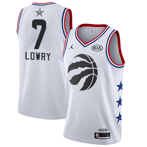 Nike Raptors #7 Kyle Lowry White Youth NBA Jordan Swingman 2019 All-Star Game Jersey