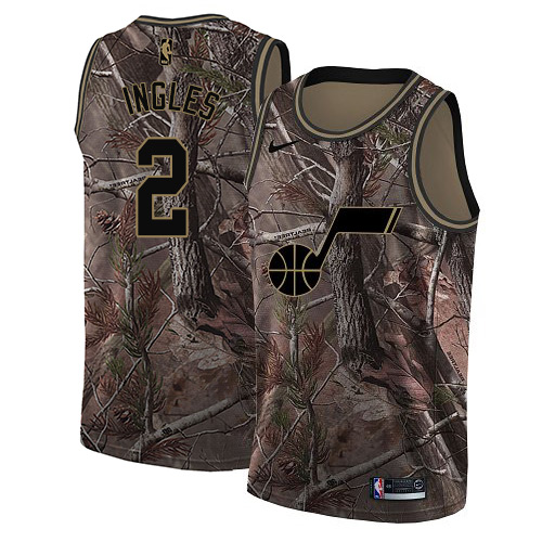 Nike Jazz #2 Joe Ingles Camo Youth NBA Swingman Realtree Collection Jersey