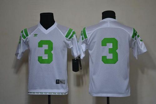 Fighting Irish #3 Joe Montana White Under The Lights Stitched Youth NCAA Jersey