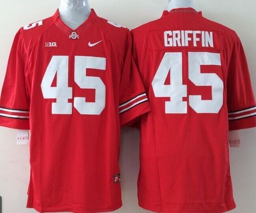 Buckeyes #45 Archie Griffin Red Stitched Youth NCAA Jersey