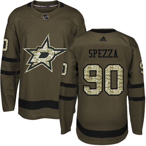 Adidas Stars #90 Jason Spezza Green Salute to Service Youth Stitched NHL Jersey - Click Image to Close