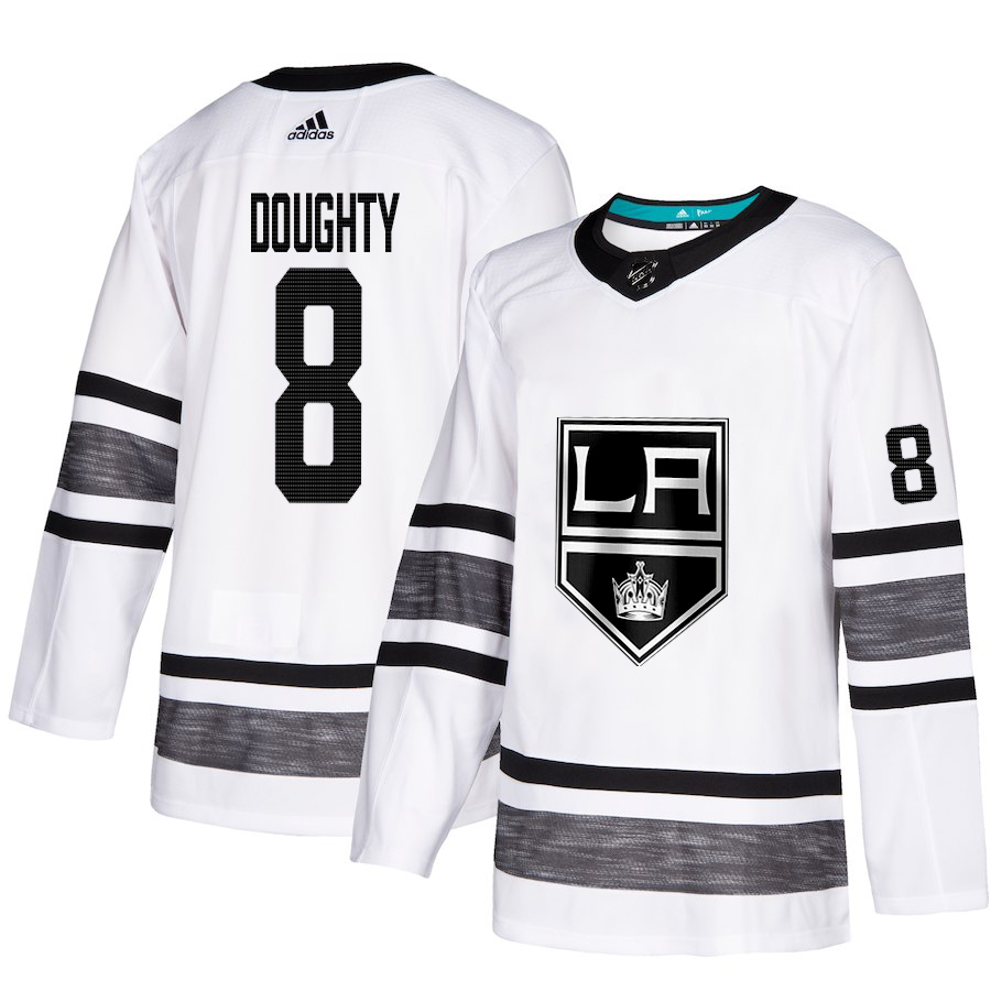 Adidas Kings #8 Drew Doughty White Authentic 2019 All-Star Stitched Youth NHL Jersey - Click Image to Close