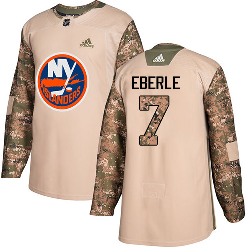 Adidas Islanders #7 Jordan Eberle Camo Authentic 2017 Veterans Day Stitched Youth NHL Jersey