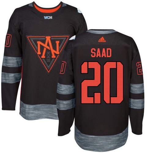 Team North America #20 Brandon Saad Black 2016 World Cup Stitched Youth NHL Jersey - Click Image to Close