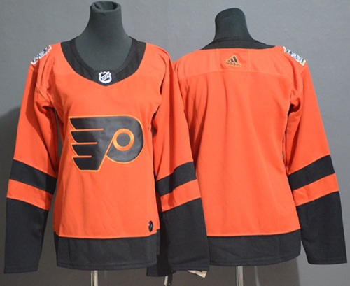 Flyers Blank Orange Authentic 2019 Stadium Series Stitched Youth Hockey Jersey